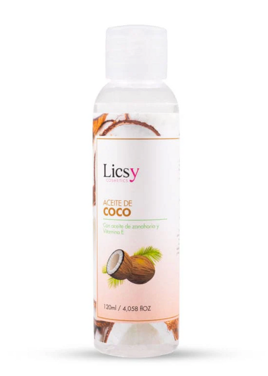 Aceite de Coco Capilar y Corporal Licsy - Glow Beauty Distribuidores Milagros