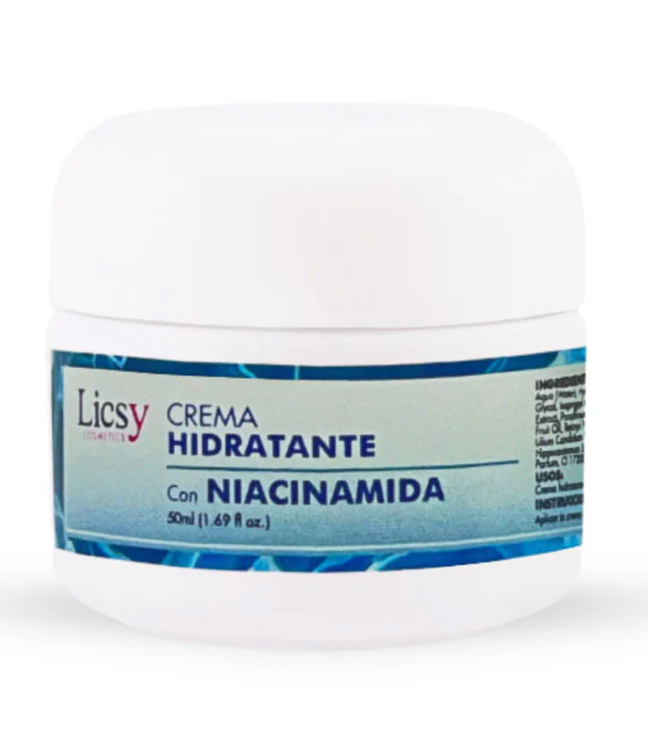 Crema Hidratante con Niacinamida Premium Licsy  50ml - Glow Beauty Distribuidores Milagros
