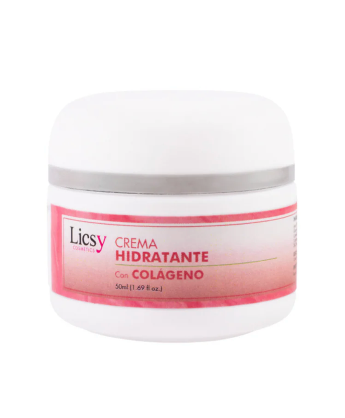 Crema Hidratante con Colágeno Licsy 50ml - Glow Beauty Distribuidores Milagros