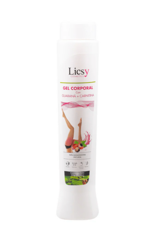 Gel Corporal Guaraná con Carnitina Licsy - Glow Beauty Distribuidores Milagros