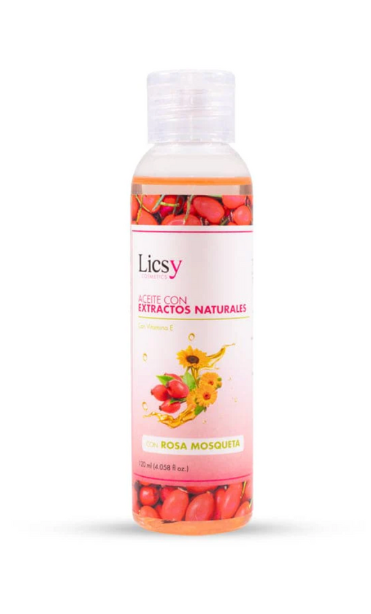 Aceite Corporal de Rosa Mosqueta Licsy - Glow Beauty Distribuidores Milagros