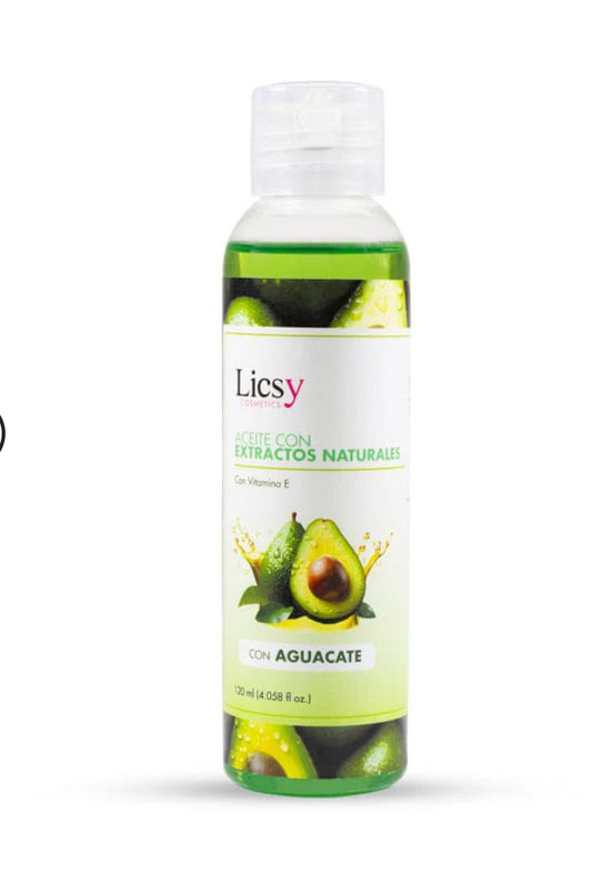 Aceite Corporal de Aguacate Licsy - Glow Beauty Distribuidores Milagros