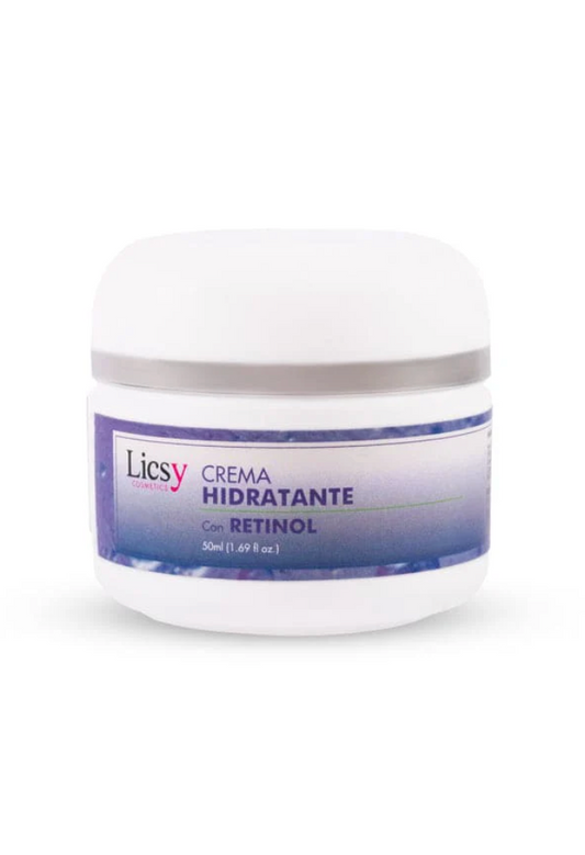 Crema Hidratante con Retinol Licsy 50ml - Glow Beauty Distribuidores Milagros