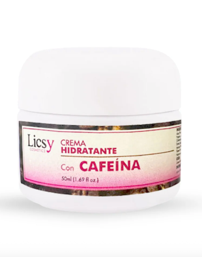 Crema Hidratante Con Cafeína 50ml Licsy