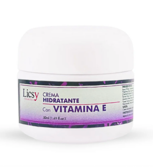 Crema Hidratante Con Vitamina E 50ml Licsy
