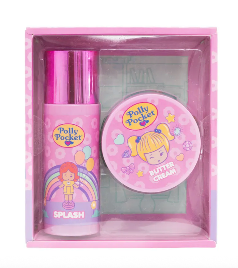 Kit Corporal Polly Pocket Rosado Trendy - Glow Beauty Distribuidores Milagros