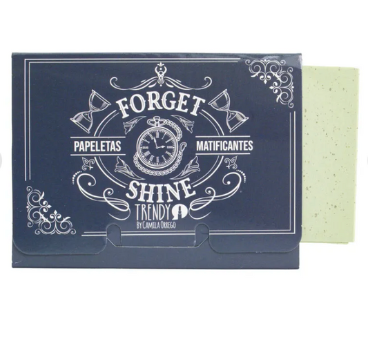 Papeletas Hombre Anti Grasa Forget Shine 100 Und Trendy - Glow Beauty Distribuidores Milagros