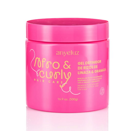 Gel Definidor de rizos con linaza y granada Anyeluz - Glow Beauty Distribuidores Milagros