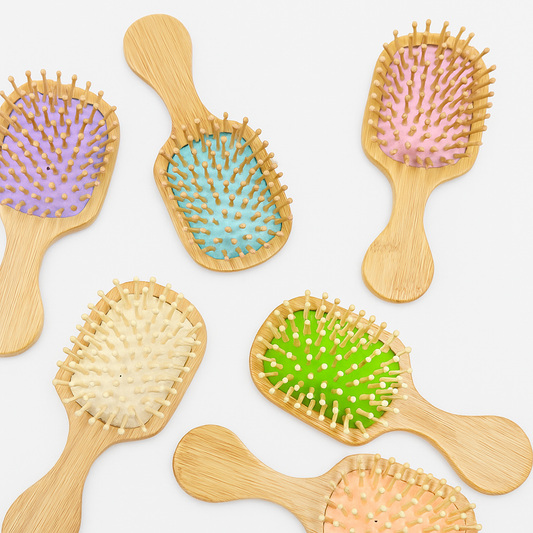 Cepillo Bambu Mini Colores Awua