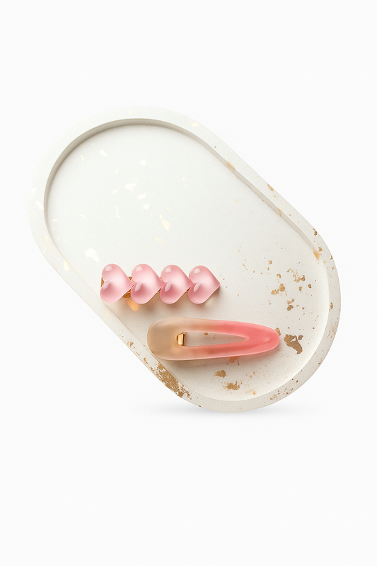 Pinza Cabello Clip x2 Rosa Awua - Glow Beauty Distribuidores Milagros