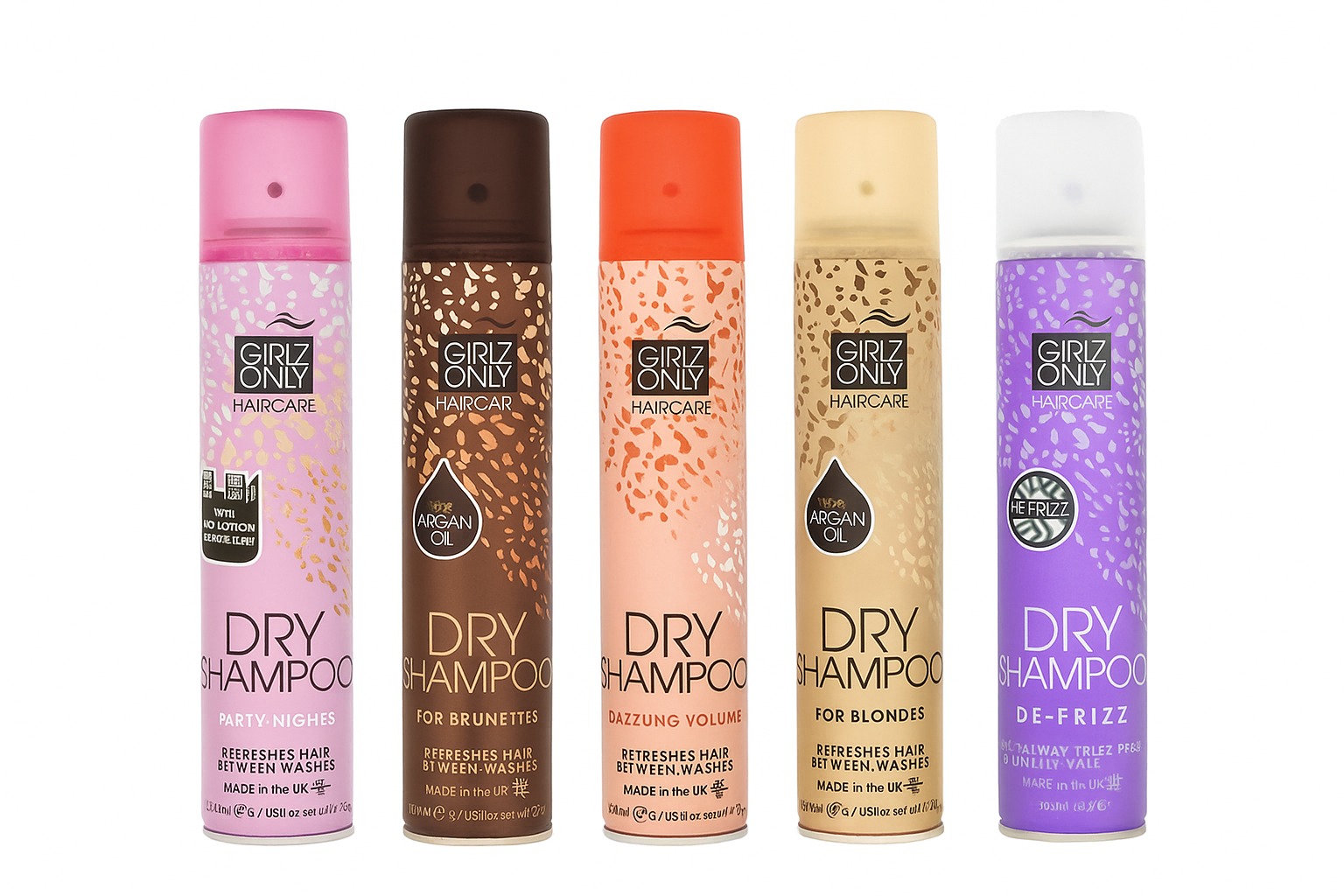 Shampoo Seco Girlz Only 200 ml - Glow Beauty Distribuidores Milagros