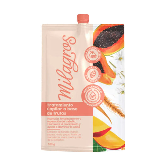 Doypack Tratamiento Frutas 100 Gr Viajero Milagros - Glow Beauty Distribuidores Milagros