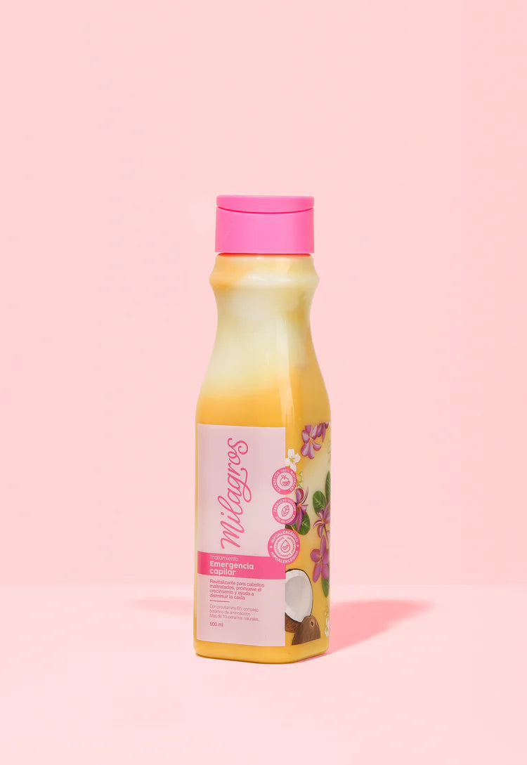 Tratamiento Emergencia Capilar 500 ml Milagros - Glow Beauty Distribuidores Milagros