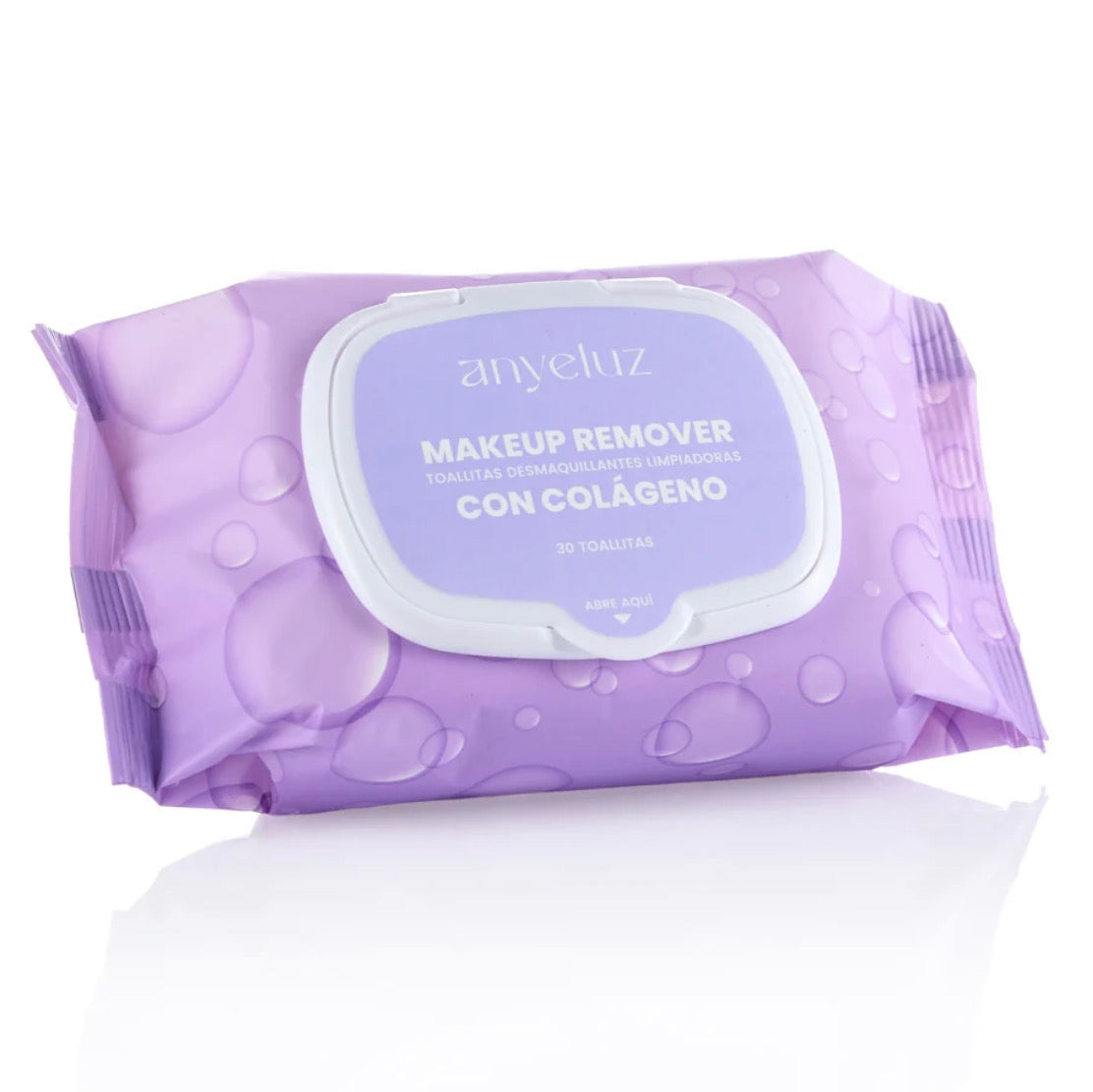 Toallas desmaquillantes con colágeno Anyeluz - Glow Beauty Distribuidores Milagros