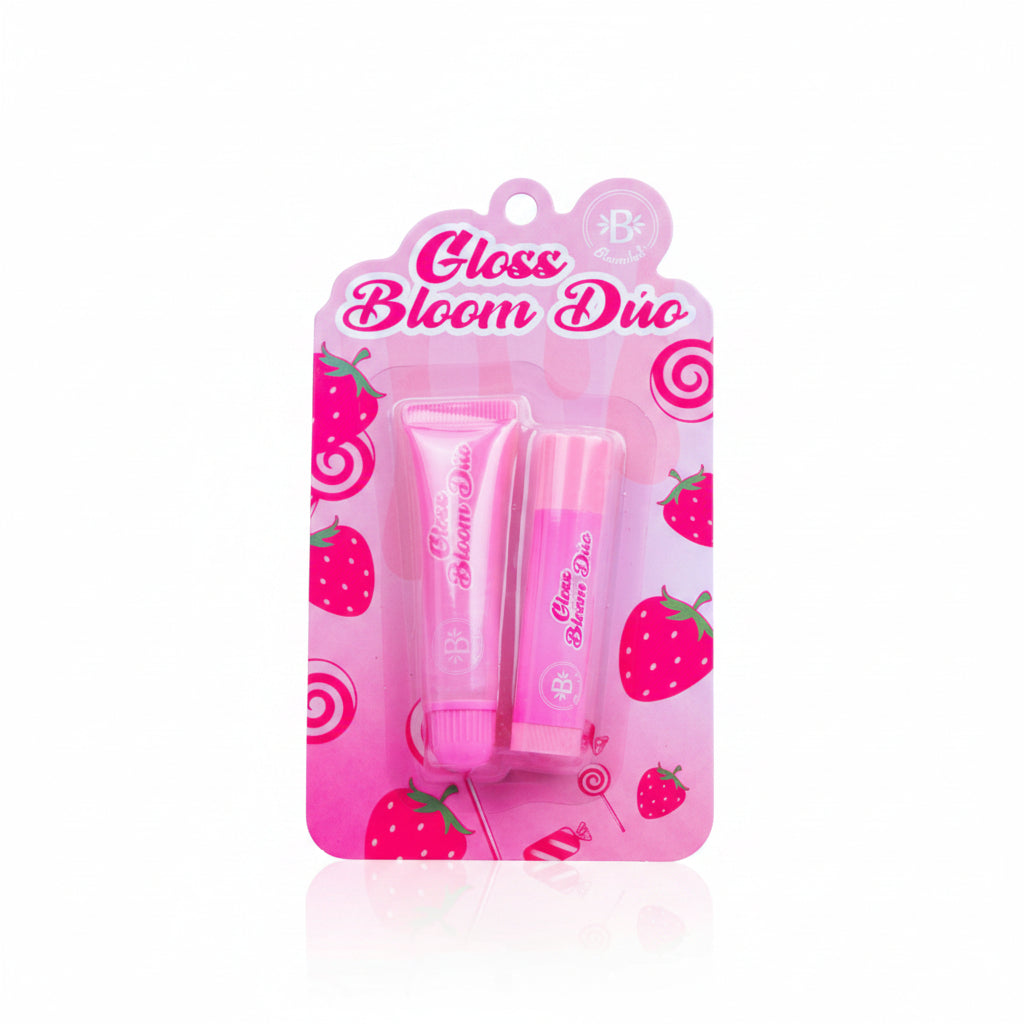 Gloss bloom duo labial Bloomshell - Glow Beauty Distribuidores Milagros
