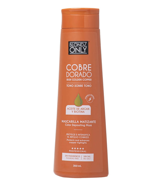 Mascarilla Matizante Cobre Dorado Blondz Only 350 ml