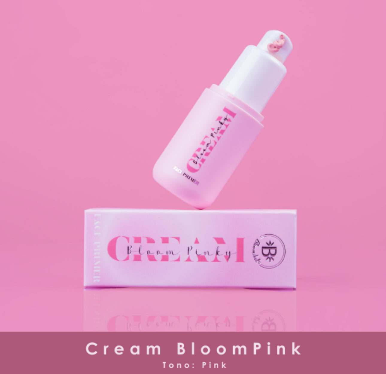 Bloom cream pinky Primer facial BloomShell