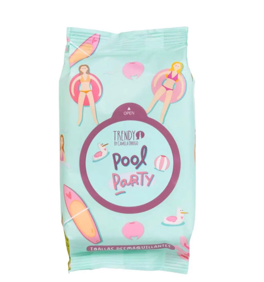 Toallas Desmaquillantes Pool Party Pequeñas Trendy