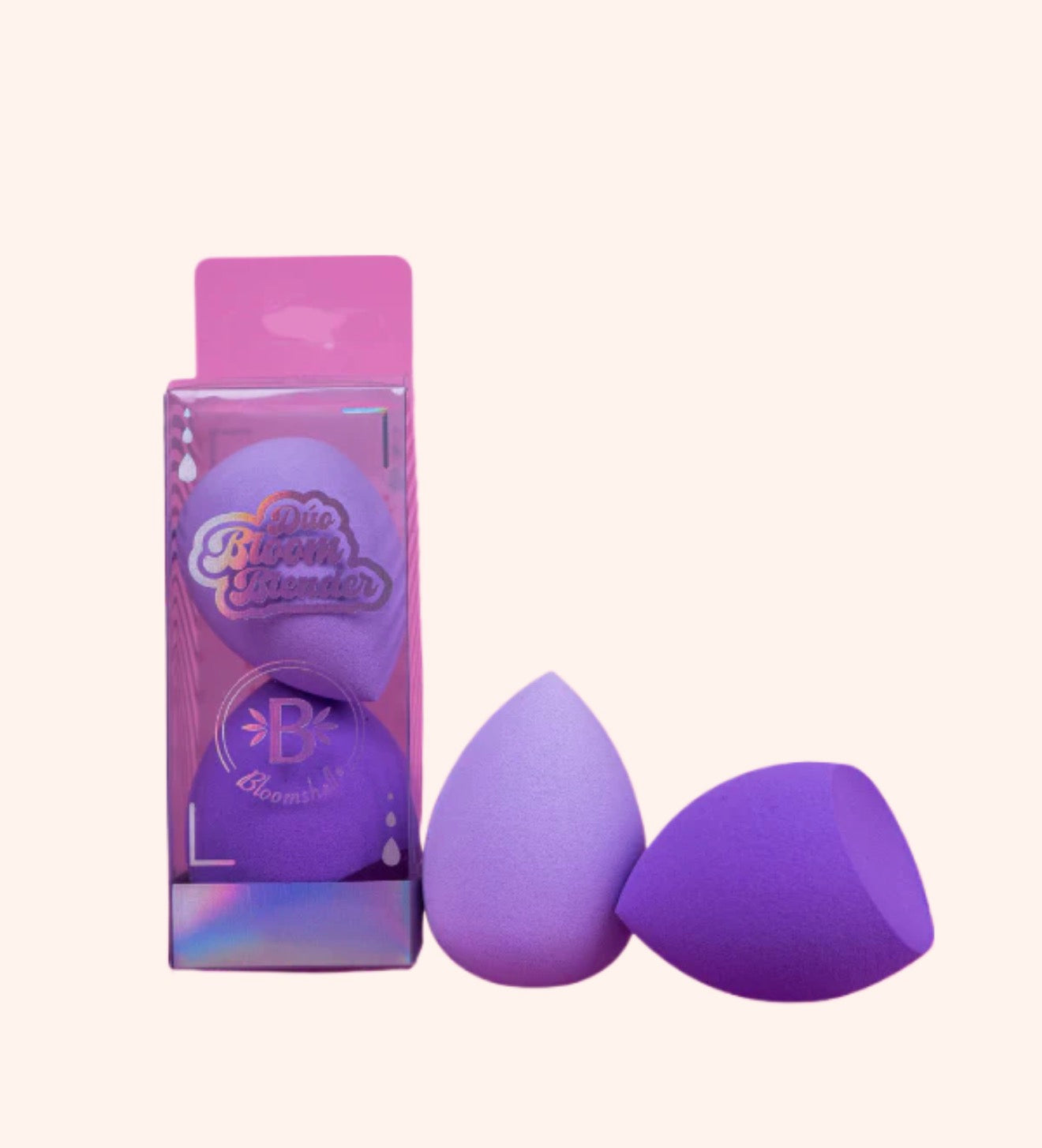 Duo Beauty Blender de Bloomshell Set Esponjas - Glow Beauty Distribuidores Milagros