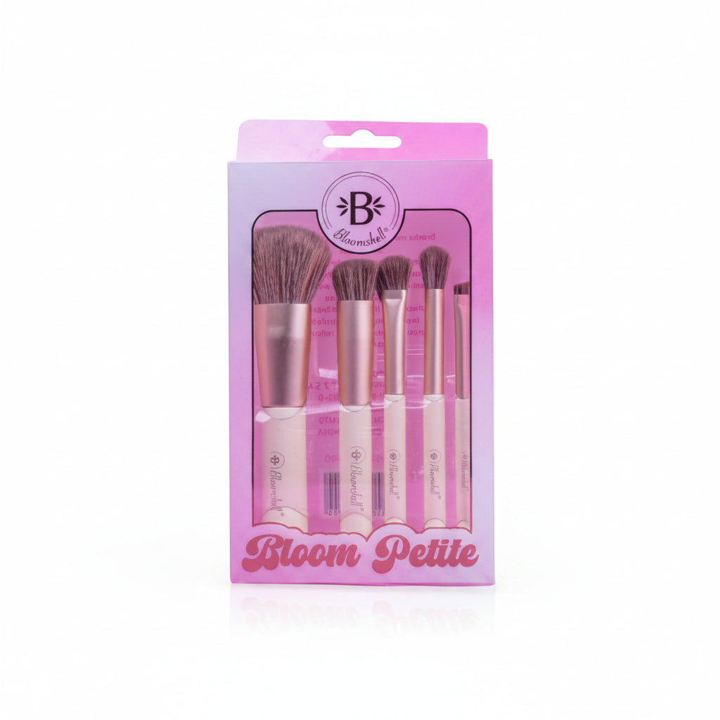 Bloom petite kit brochas x 5 Bloomshell - Glow Beauty Distribuidores Milagros