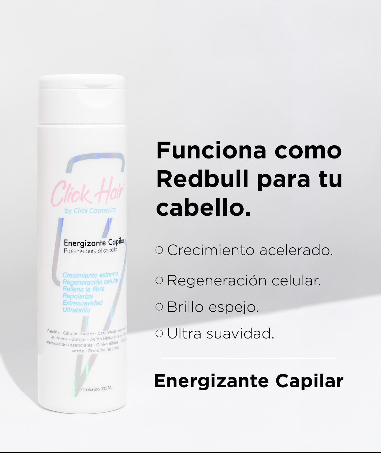 Energizante Capilar reparador Click Hair