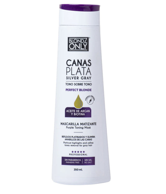 Mascarilla Matizante Canas Plata Blondz Only 350 ml