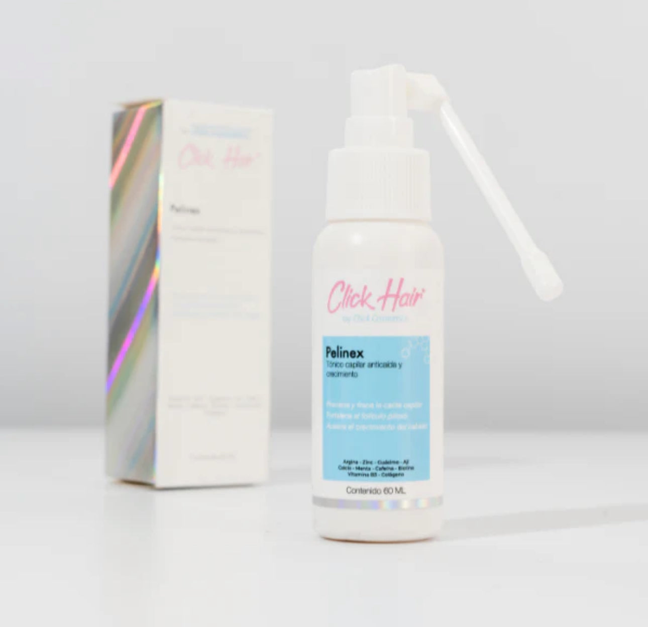 Pelinex Click Hair 60 ml - Glow Beauty Distribuidores Milagros