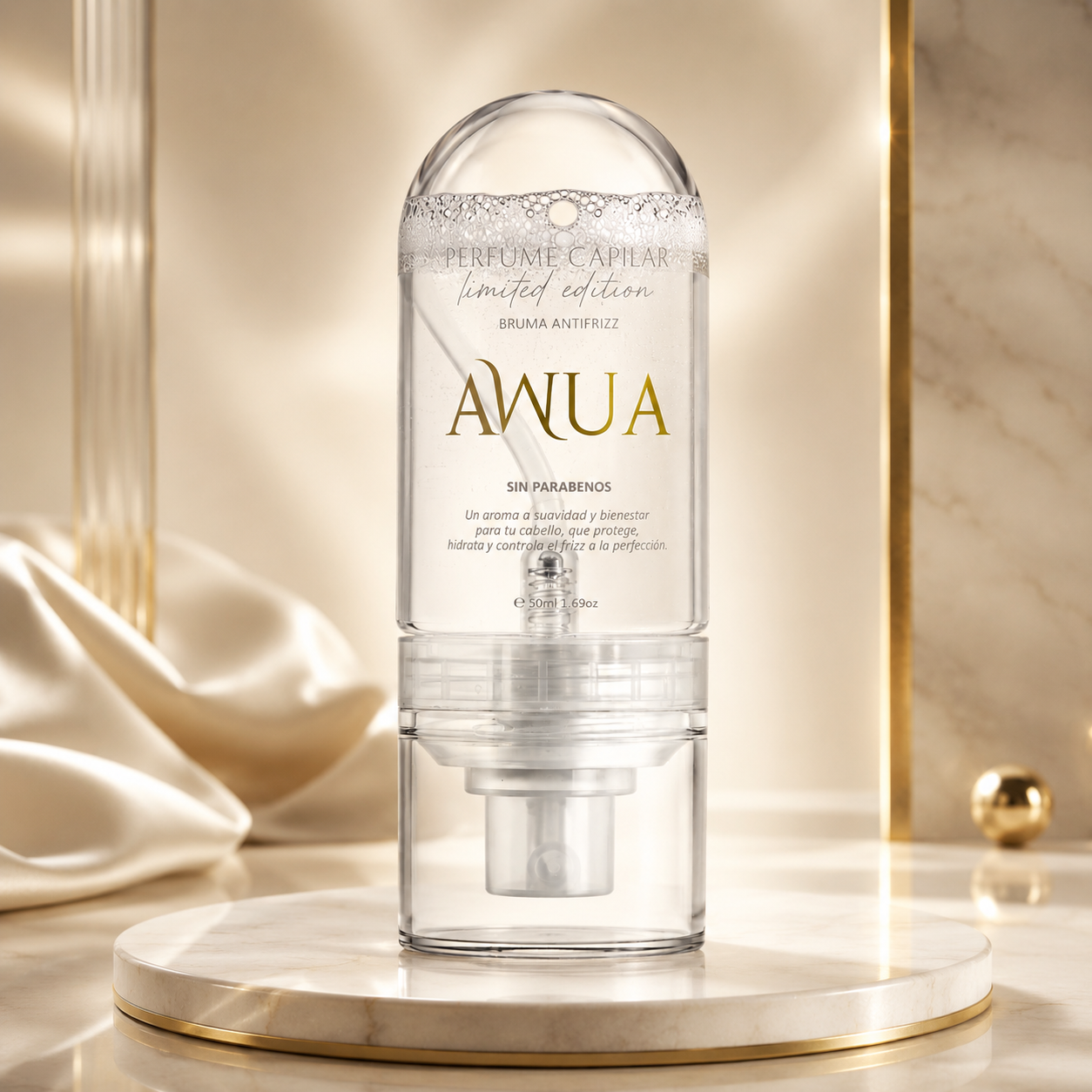 Bruma Antifrizz Limited Edition Perfume Capilar Awua 60ml - Glow Beauty Distribuidores Milagros