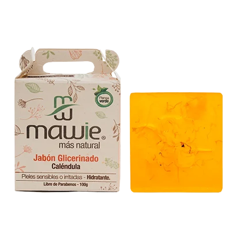 Jabón Glicerinado Caléndula Mawie 100 gr