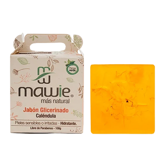 Jabón Glicerinado Caléndula Mawie 100 gr