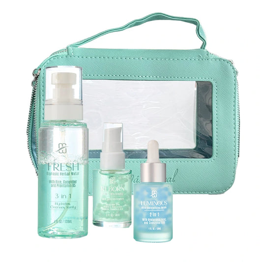 Kit Línea Skincare + Cosmetiquera Mawie