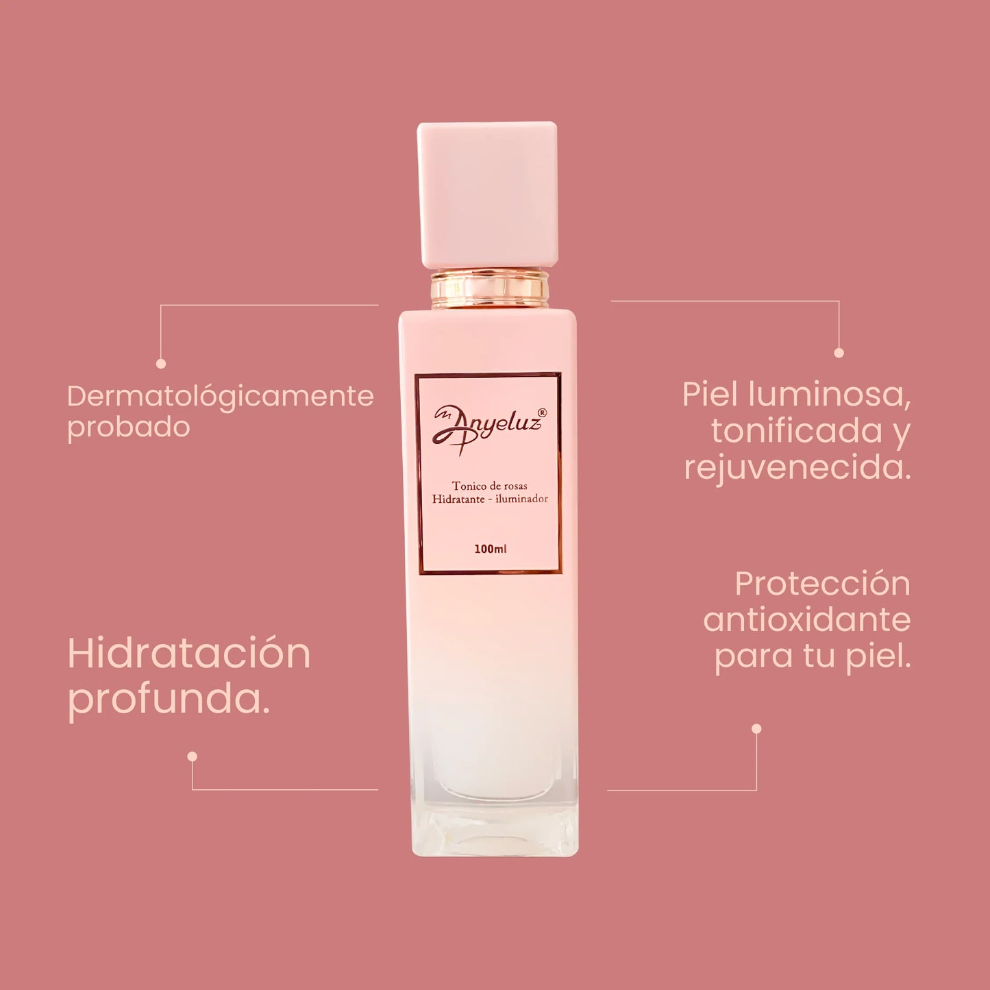 Tónico de Rosas 100 ML Anyeluz