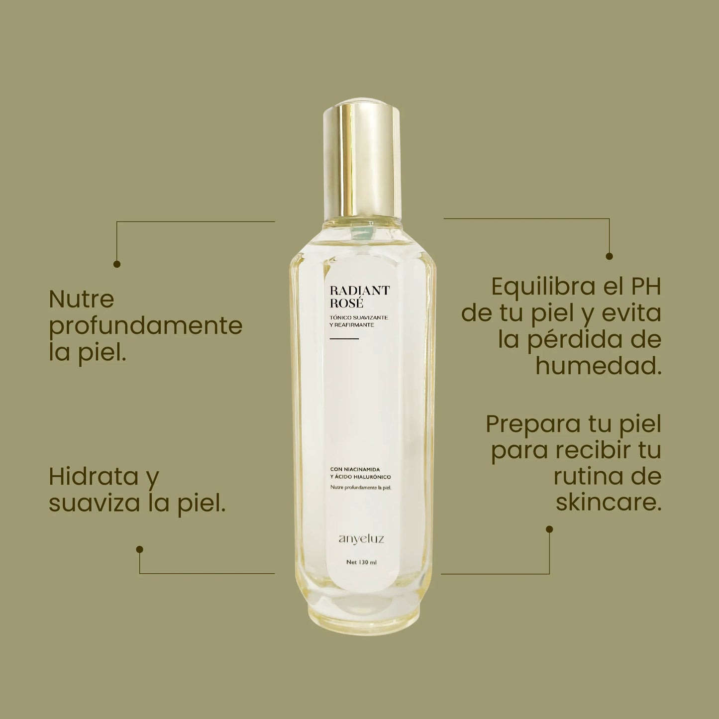 Tónico Suavizante Radiant 130 ML Anyeluz