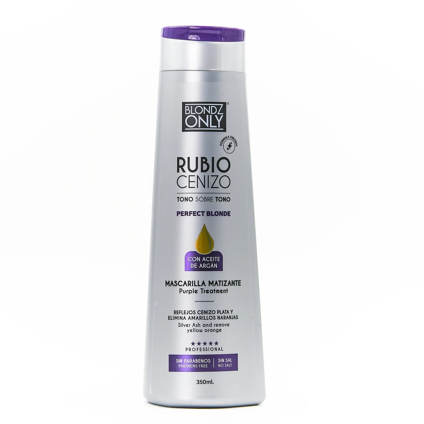 Mascarilla Matizante Rubio Cenizo Blondz Only 350 ml - Glow Beauty Distribuidores Milagros