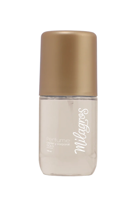 Perfume Capilar y Corporal Gold Milagros - Glow Beauty Distribuidores Milagros