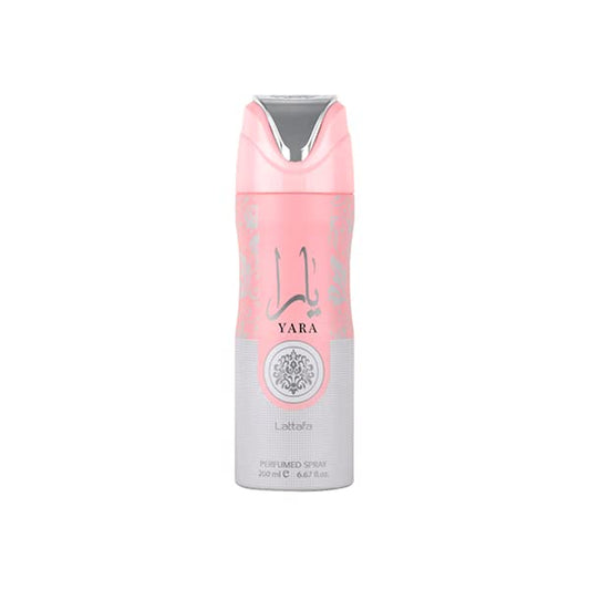 Spray Corporal Perfume Yara Rosa Lattafa 200 Ml