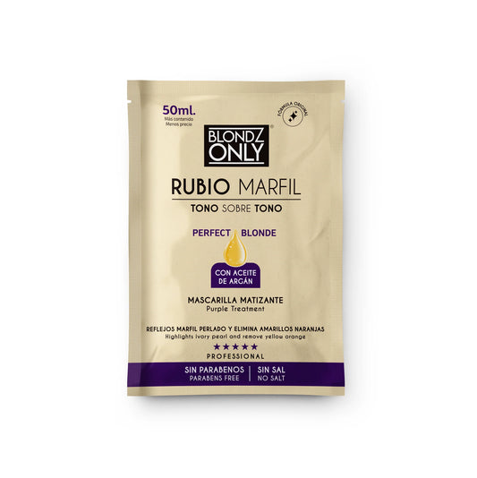 Sachet Mascarilla Matizante Rubio Marfil Blondz Only 50 ml - Glow Beauty Distribuidores Milagros