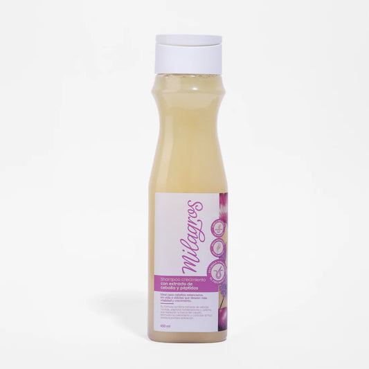 Shampoo Crecimiento con Cebolla y Péptidos Milagros 450 ml