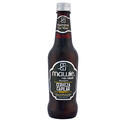 Shampoo Cerveza Capilar Hombres Mawie 410 ml