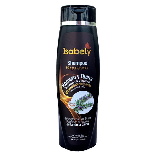 Shampoo Regenerador Romero y Quina Isabely 450 ml