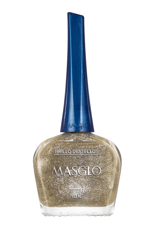 Esmalte Tradicional Brillo con Particulas Masglo 13,5 ml