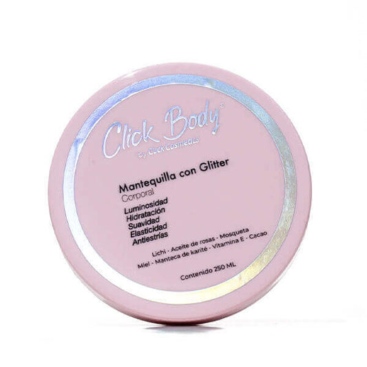 Mantequilla Corporal con Glitter Click Body 250 ml