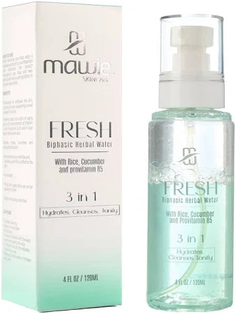 Agua Bifásica Fresh – Desmaquillante Multifuncional 3 en 1 Mawie 120 ml - Glow Beauty Distribuidores Milagros