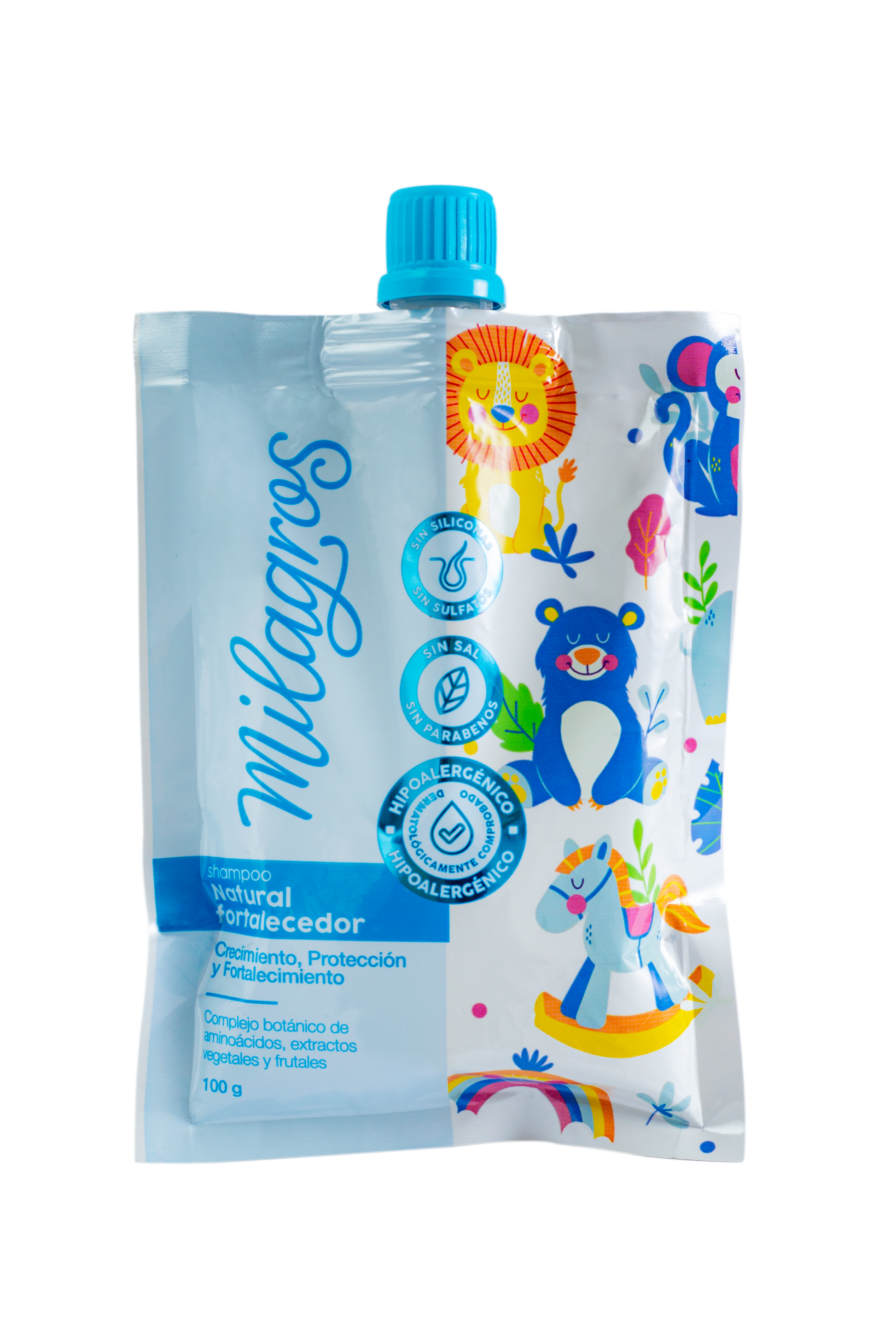 DoyPack Shampoo Natural Fortalecedor Kids 100 Gr Viajero Milagros - Glow Beauty Distribuidores Milagros